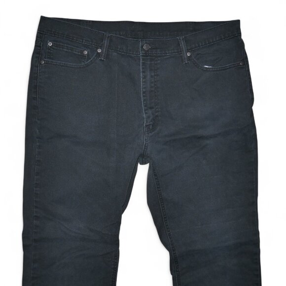 Levis 541 Men's Actual Size 40x30 Jeans Stretch Denim Regular Tapered Leg Black - Picture 4 of 10